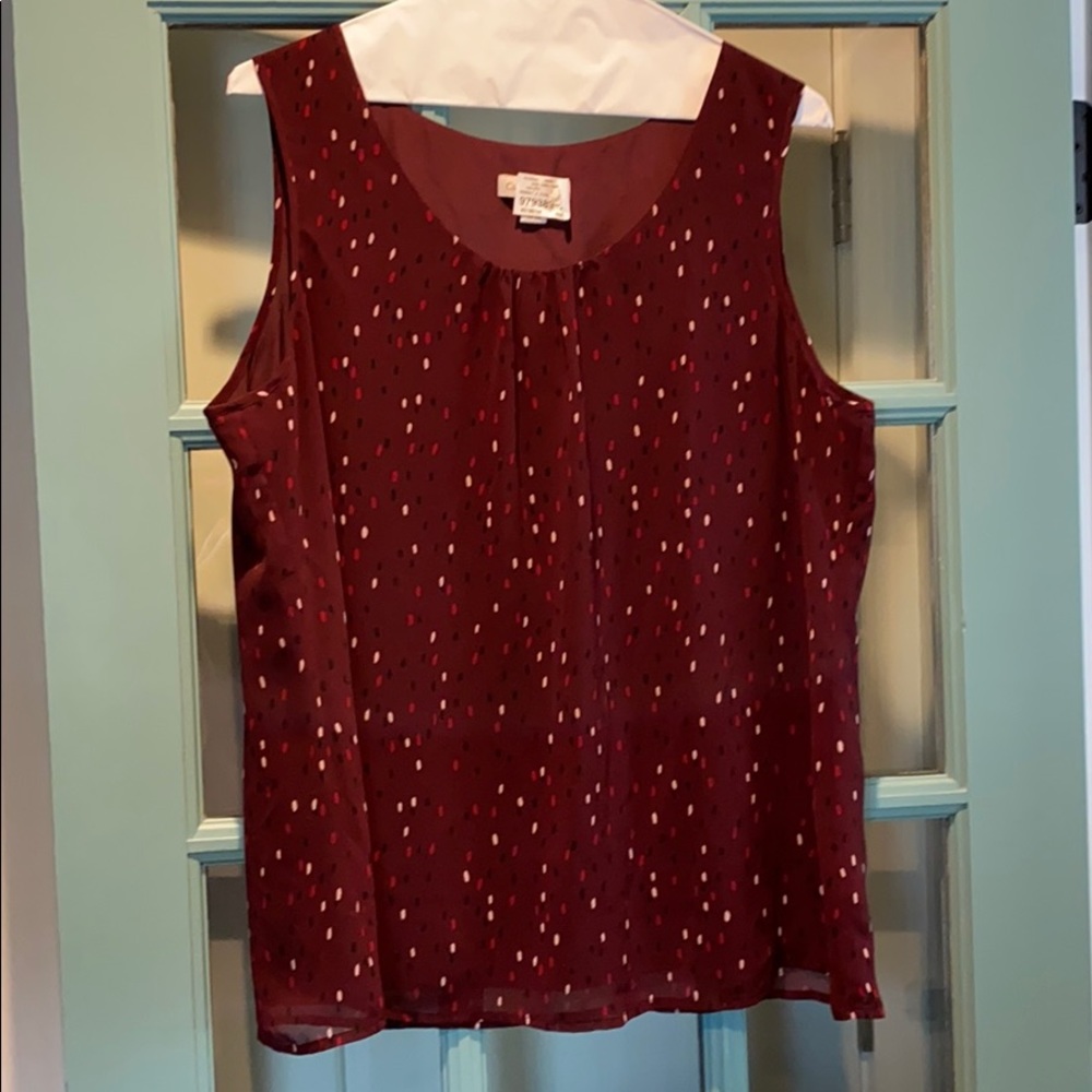 Coldwater Creek Sleeveless Shell Tank